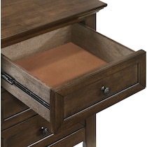 lincoln dark brown  pc king bedroom   