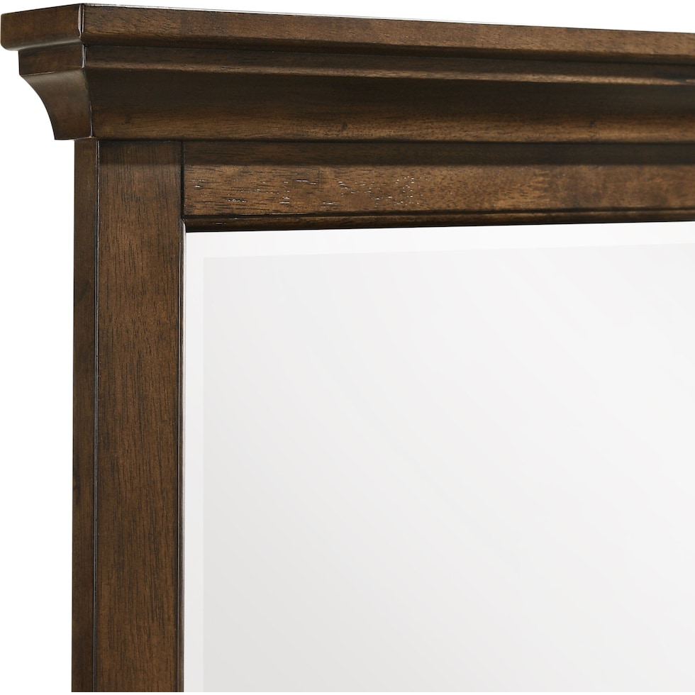lincoln dark brown  pc queen bedroom   