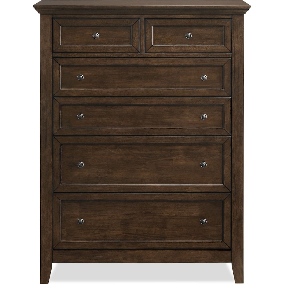 lincoln dark brown chest   