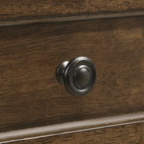 lincoln dark brown chest   