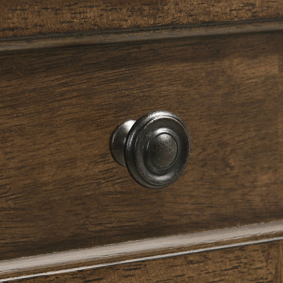 lincoln dark brown chest   