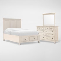 lincoln gray  pc full bedroom   