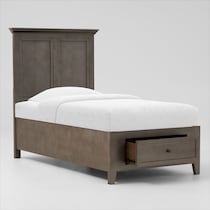 lincoln gray  pc twin bedroom   