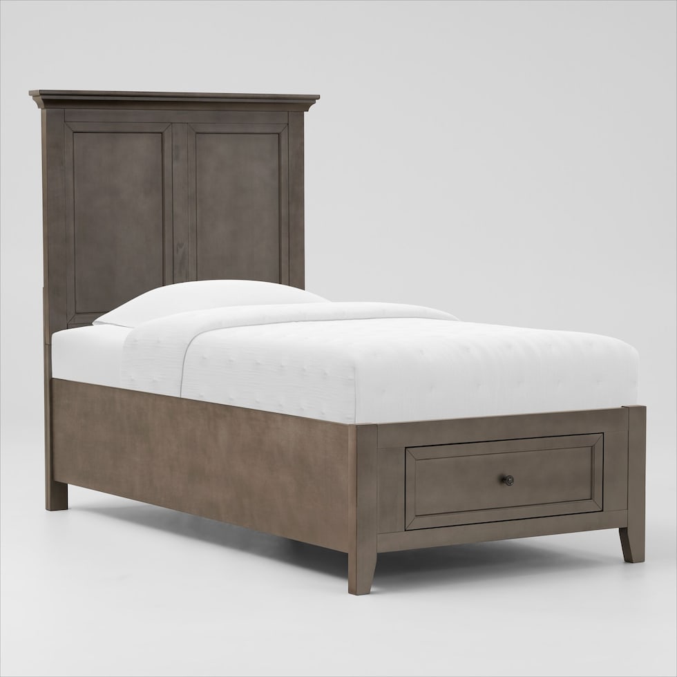 lincoln gray  pc twin bedroom   