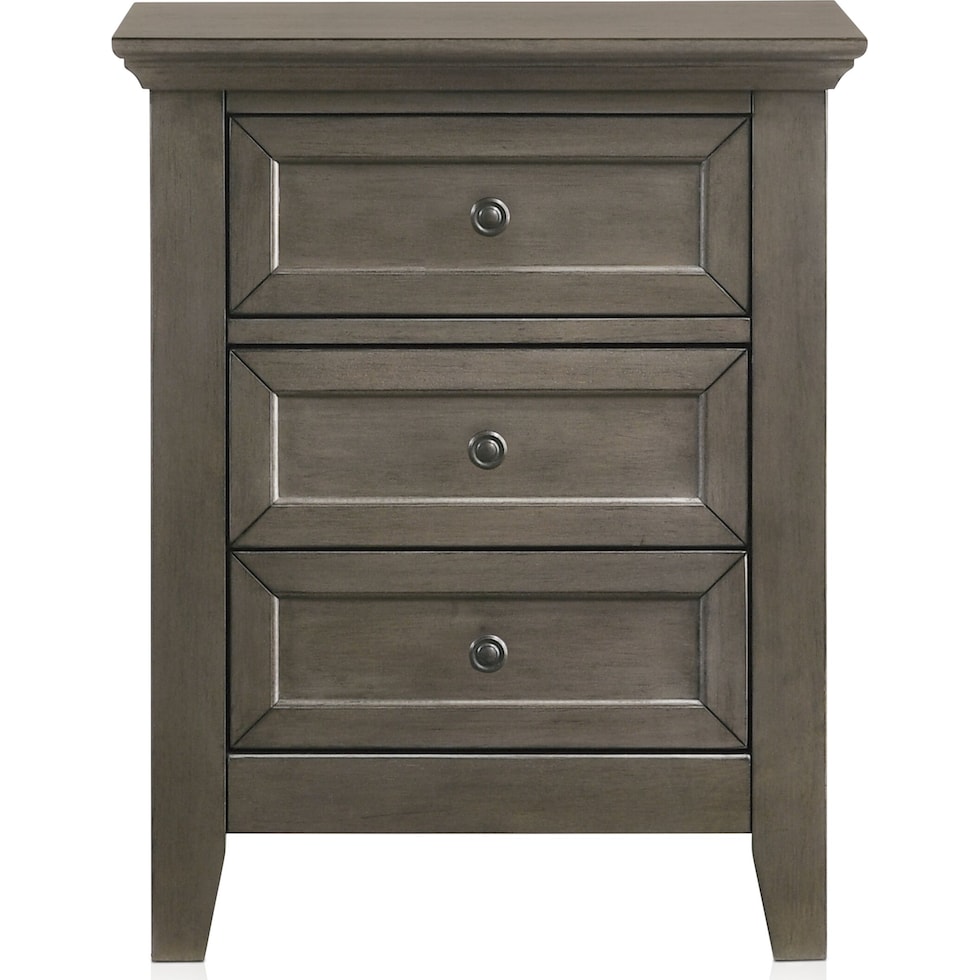 lincoln gray nightstand   