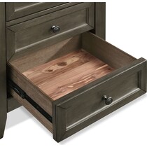 lincoln gray nightstand   