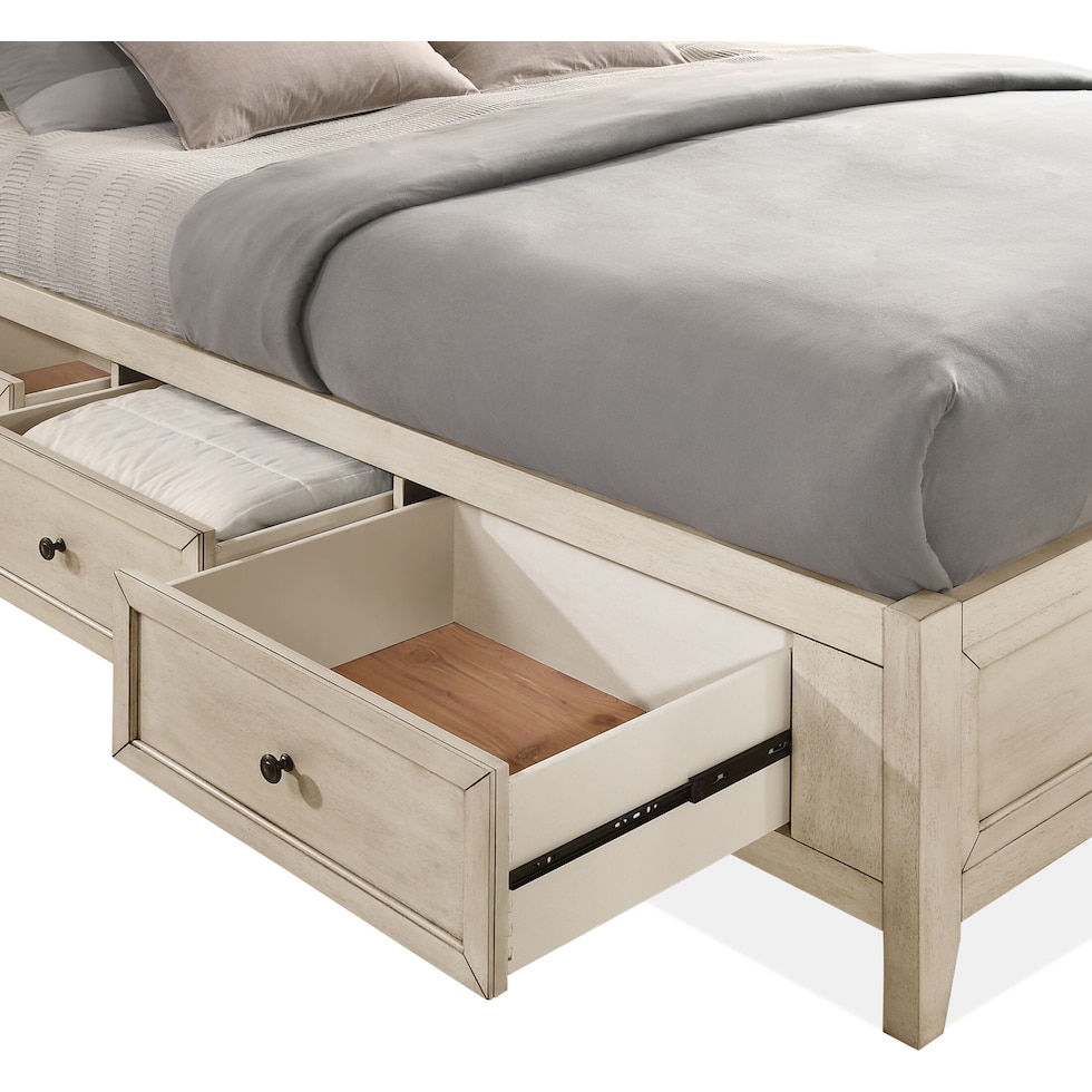 lincoln white  pc king bedroom   