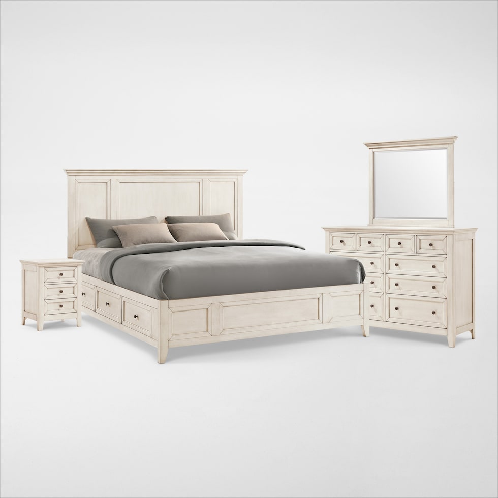 lincoln white  pc queen bedroom web   