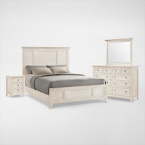 lincoln white  pc queen bedroom web   