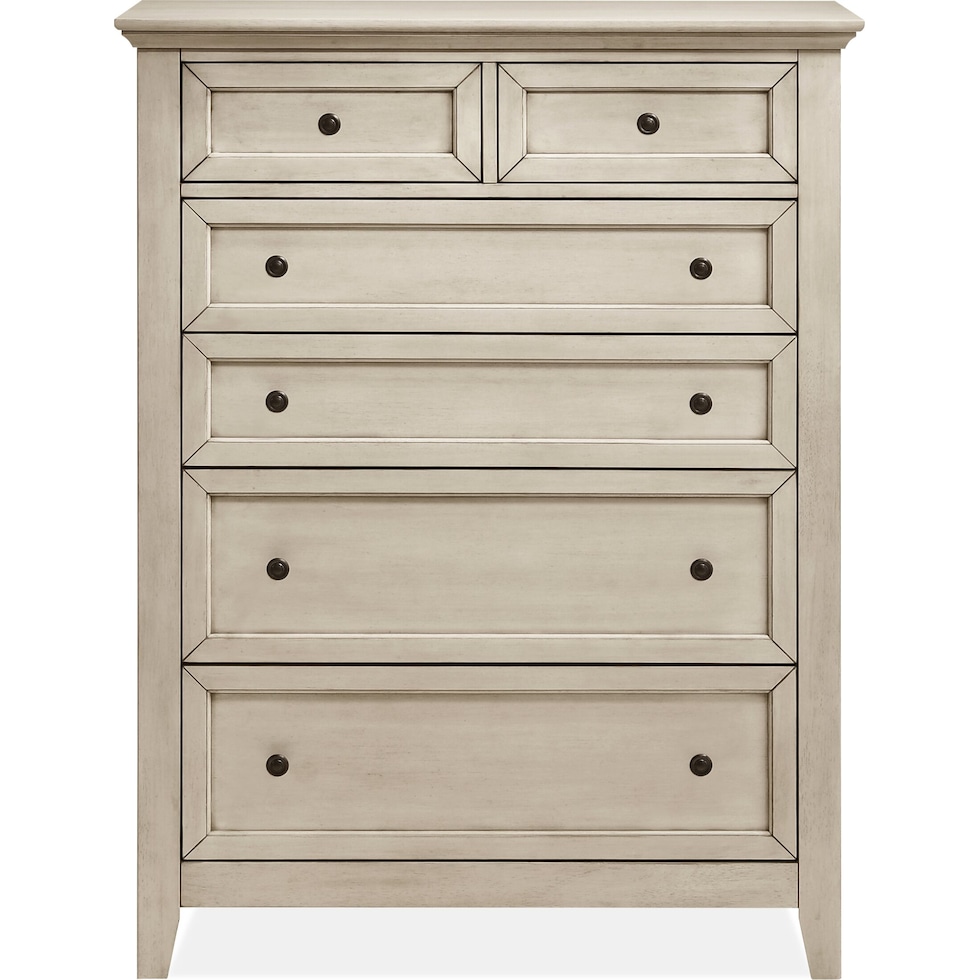 lincoln white chest   