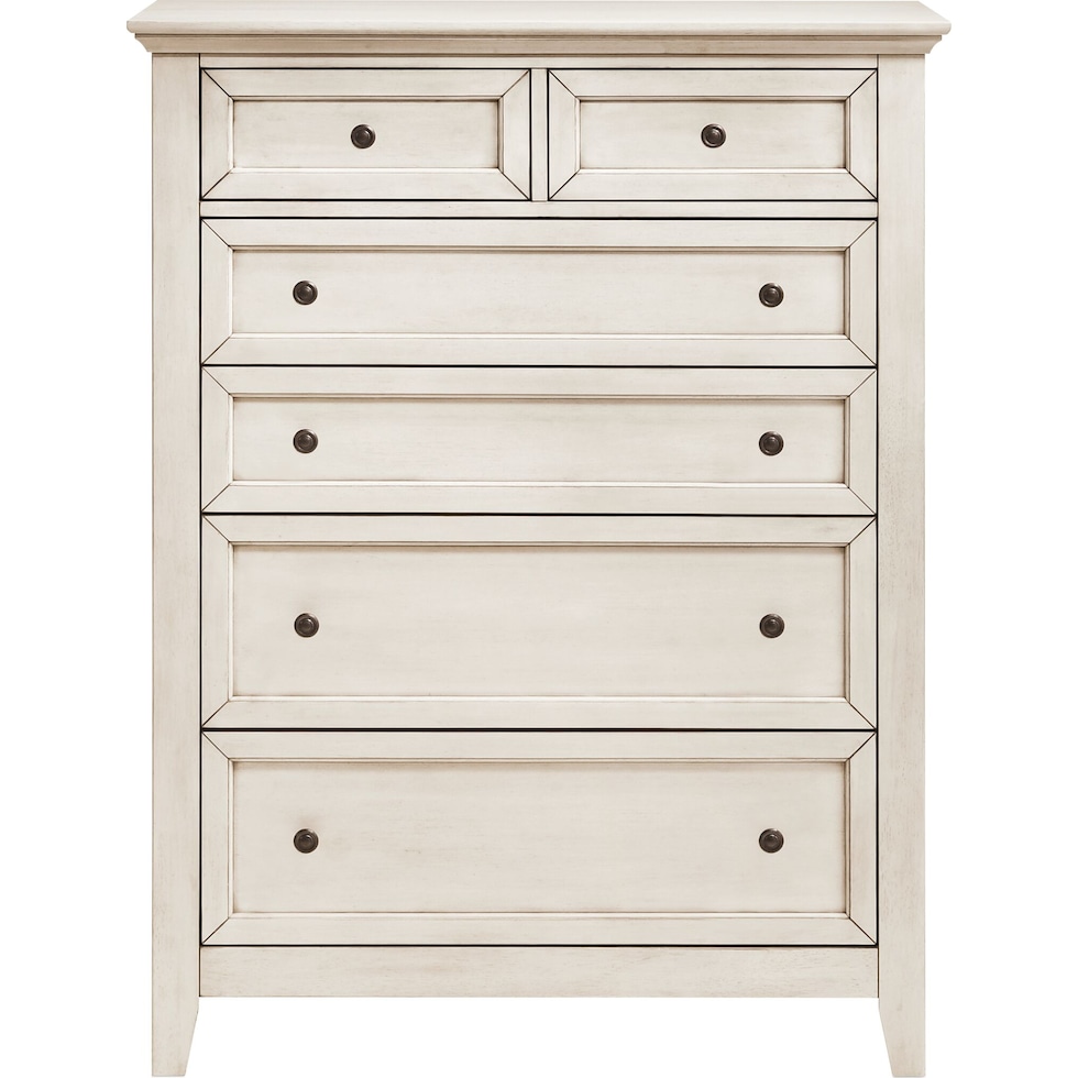 lincoln white chest   