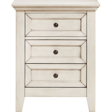 Lincoln Solid Wood Nightstand with USB Charging