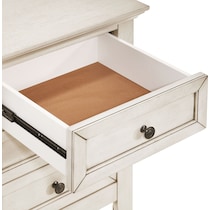 lincoln white nightstand   