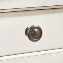 lincoln white nightstand   