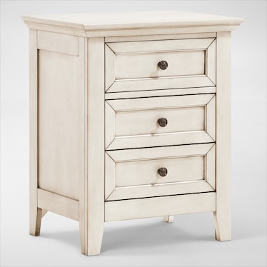 Lincoln Solid Wood Nightstand with USB Charging