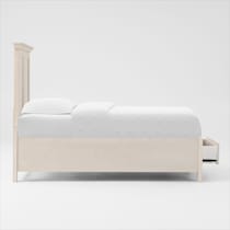 lincoln white twin bed   