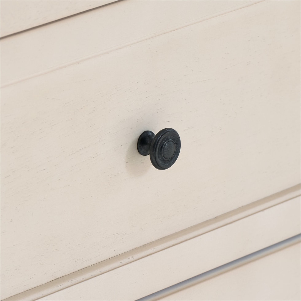 lincoln white twin bed   