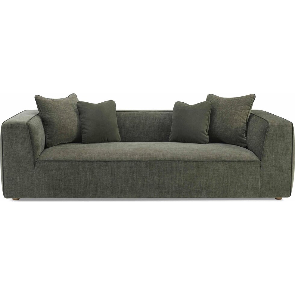 lindy green sofa   