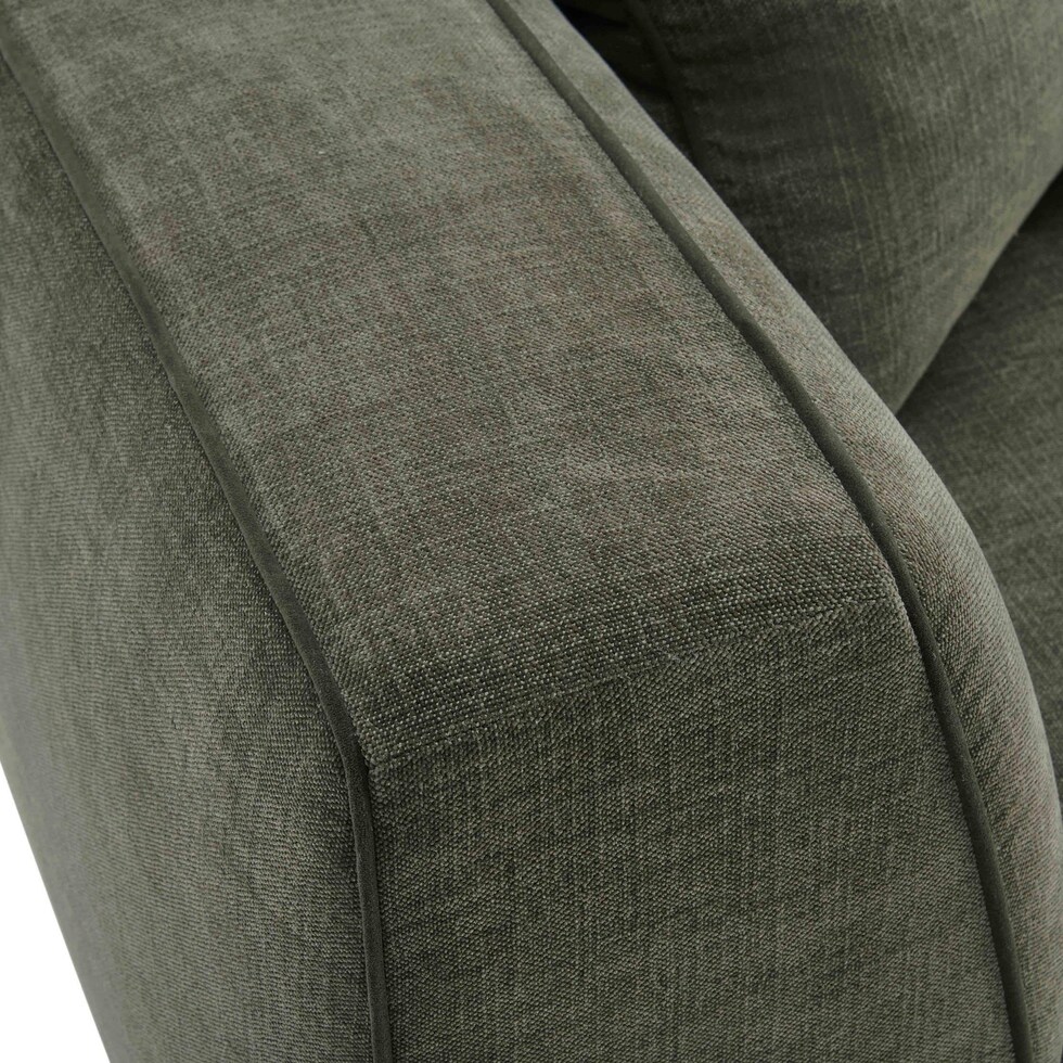 lindy green sofa   