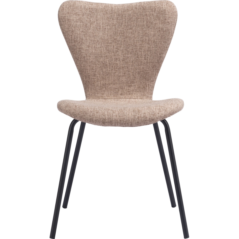 linea light brown dining chair   