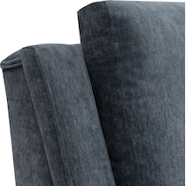 linn blue accent chair   