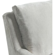 linn gray accent chair   
