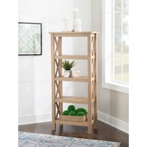 linna light brown bookcase   