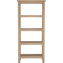 linna light brown bookcase   