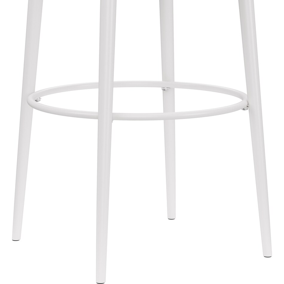 linus white counter height stool   