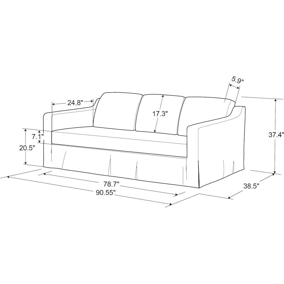 linwood neutral sofa bed   