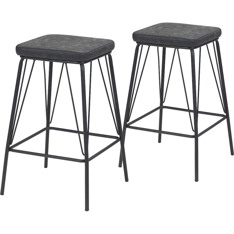 linz black counter height stool   