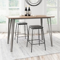 linz black counter height stool   