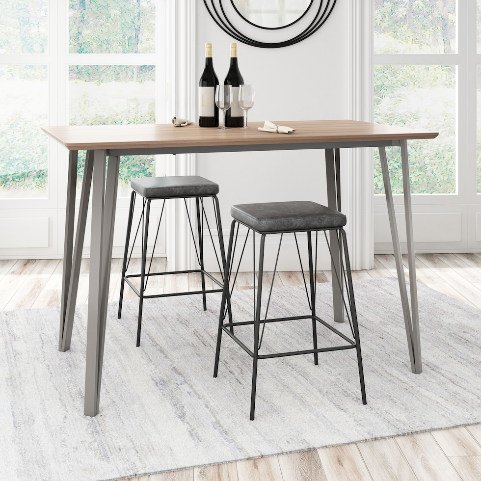 linz black counter height stool   