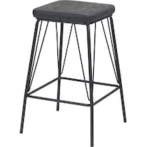 linz black counter height stool   