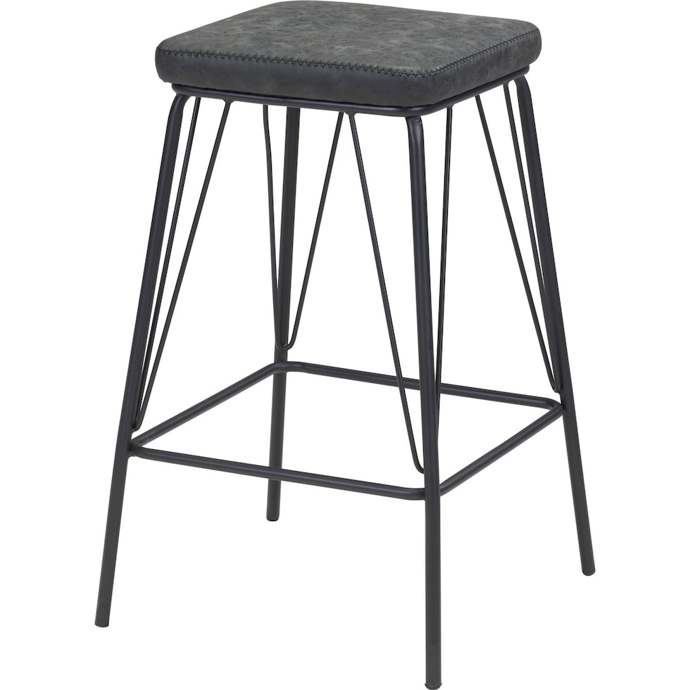 linz black counter height stool   