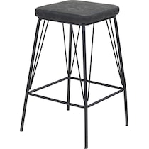 linz black counter height stool   