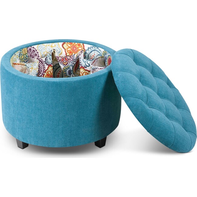 Living Room Furniture - Lisbon Storage Ottoman