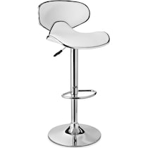 liv white bar stool   