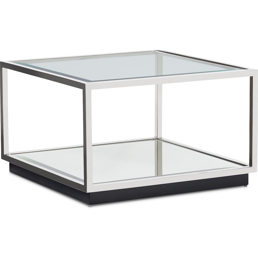 livingston silver coffee table   