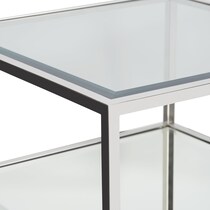 livingston silver coffee table   