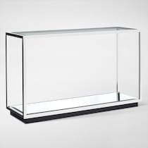 livingston silver sofa table   