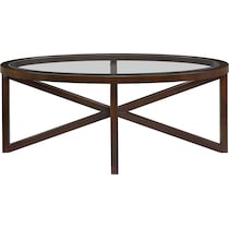 livy dark brown  pc occasional tables   
