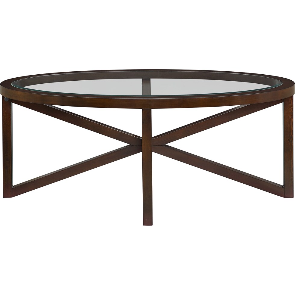 livy dark brown  pc occasional tables   