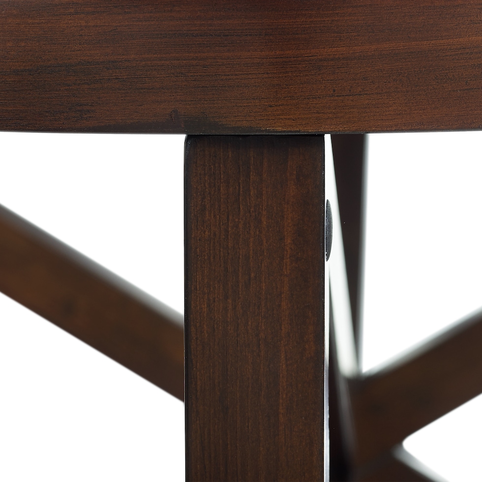 livy dark brown  pc occasional tables   