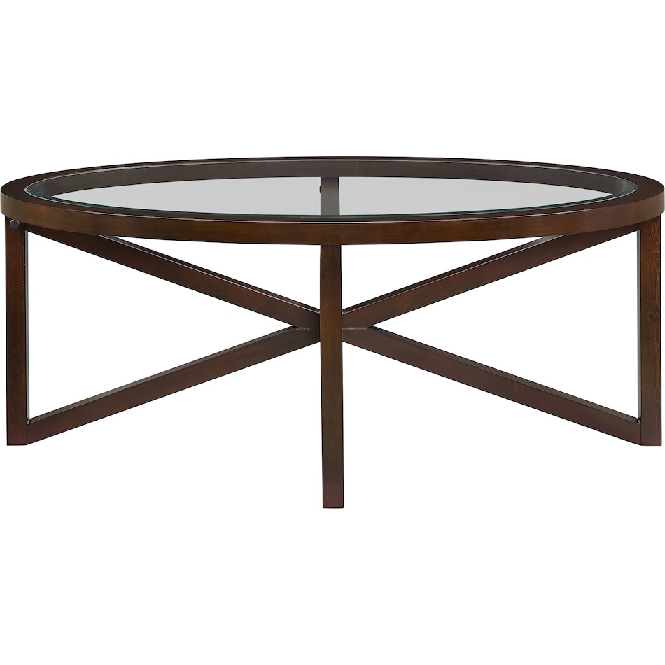 livy dark brown pc table set   