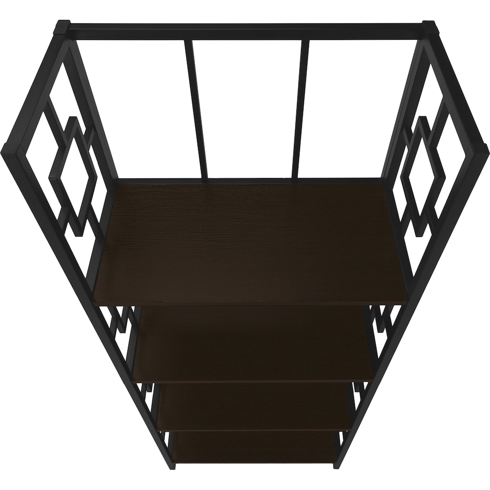 lizzie dark brown etagere   