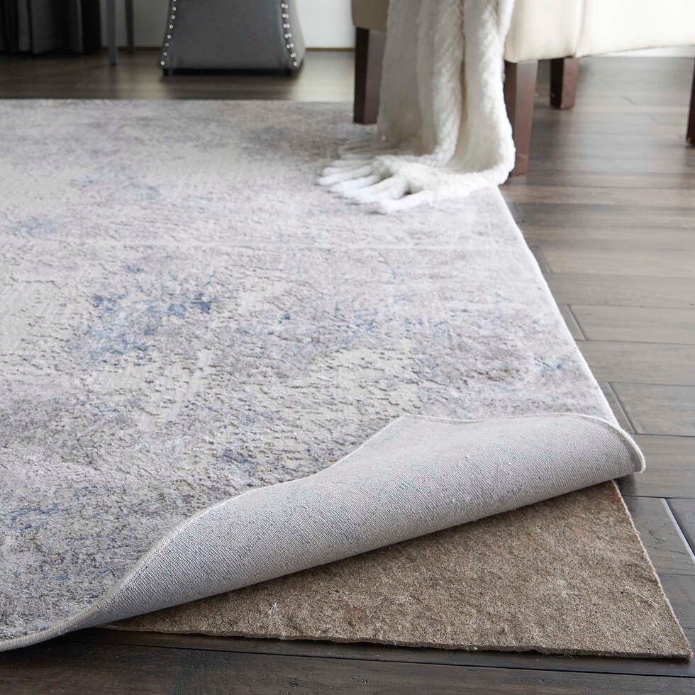 lock light brown rug pad   