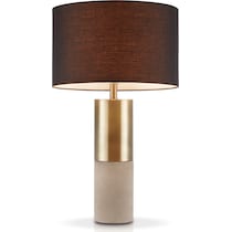 lodi black and gold table lamp   