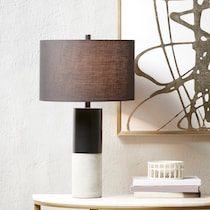 lodi black table lamp   