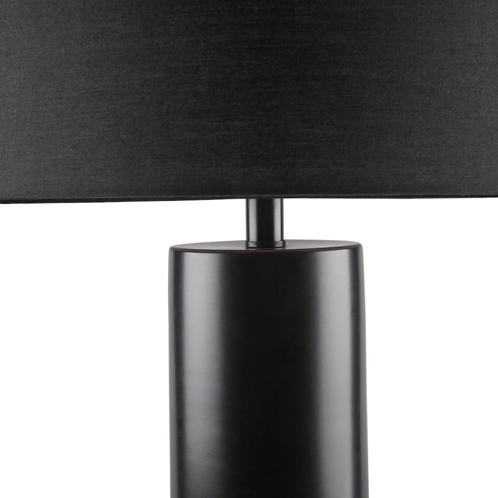 lodi black table lamp   